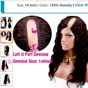 14in U Part Wig